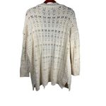 Altar'd State  Cream‎ Cardigan Sweater Medium Cozy Soft Photo 1