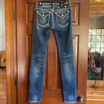 Miss Me Blue Boot Cut Jeans with Classic Fading Photo 4