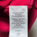 Talbots Raspberry Fuschia Pink Pima Cotton Bend Cardigan Sweater 1X Plus Photo 8