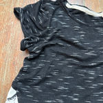 Jolt  High-Lo Black Floral Top size Small Photo 2