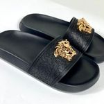 Versace NWB Palazzo Medusa Slide Sandal Black Size 37EU 1009461 DGOM8 KVO41 Photo 5