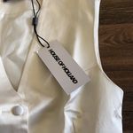 House of Holland Classic Fitted Waistcoat In White Size 2 Photo 3