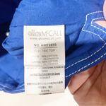 Alice McCALL  Size 2 Blue Y2K Electric Zip Front Tank Cropped Top Photo 4