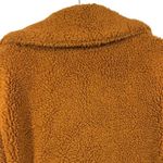 Free People  Notched Teddy Peacoat Copper Size XS‎ Cozy Outdoor Boho Photo 9