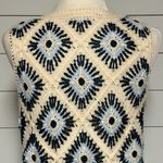 Kings Road Granny Square Crochet Sleeveless Shift Dress Blue Size undefined Photo 6