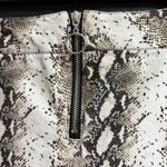 Rue 21 Black and White Snake Print Mini Skirt Large Animal Print Photo 1
