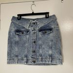 Moschino NEW!  X H&M ‘90s Tribute Blue 5-Denim Button Skirt Size US 10 EU 42 Photo 0