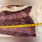 In Loom  Soft Knit Colorful Open Sweater Size M/L Photo 10