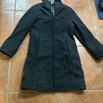 Sisley women’s black over coat size S Black Photo 2