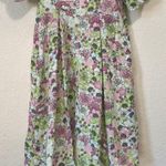 BCBGeneration  Floral off shoulder Puff sleeves white & pink mini dress size 6 Photo 8