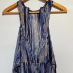 Ecote  Blue Watercolor Sleeveless Dress Size 8 Photo 4