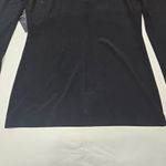 Norma Kamali  Long Sleeve Sweetheart Turtle Top in Black Photo 9