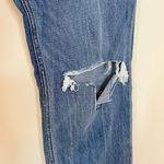 Abercrombie & Fitch Ultra High Rise 90s Slim Straight Distressed Jeans Photo 2