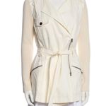 St. John collection cream wrap zip up lightweight jacket 4 Photo 0