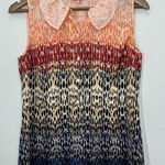CAbi Size Small Sleeveless Blouse Style #3078 Colorful Ombre Feminine Artsy Photo 0