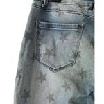 Bebe Straight Skinny Ankle Star Embellished Stars Light Wash Jeans Size 10 - EUC Photo 2
