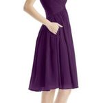 Azazie  HEIDI Bridesmaid Dress - Grape Photo 5