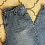 Old Navy  curvy Profile sweetheart Straight Leg Mid Rise blue jeans Photo 12