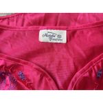 Vintage Natalie‎ Creations Hot pink nightgown size L NWT Size L Photo 2