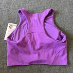 NWT Lululemon Invigorate Train Tank size 14 Purple Cropped Gym Workout Photo 1