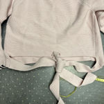 Chicwish Women's Baby Pink Size S/M Sweater With Black Tie Details EUC Photo 8