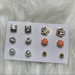 6 NWOT Gold Stud Earrings | Cute Casual Photo 2