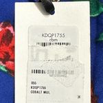 Kensie  Shift Dress Women's Plus 14 Blue Floral Short Sleeve Wrap Style NWT Photo 10