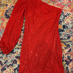 Red Sequin Dress Photo 0