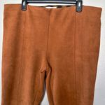 Anthropologie  Faux Suede Leggings in Cedar size 18W Photo 3