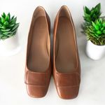 Talbots - Leather Low Block Heel Brown Women's Shoes Size 9.5 Photo 3