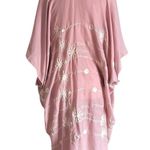 Dusty Pink Embroidered Floral Kimono White Size undefined Photo 10