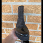 Luca Grossi suede patent leather boots 38.5 Black Size 8.5 Photo 3