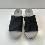 Clarks Cloudsteppers Slide Sandal Wedge Lightweight Comfort Black Womens Size 9 Photo 1