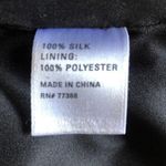 Madewell Broadway & Broome black silk mini draped skirt back zipper size 8 Photo 11