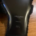 Saint Laurent Tribute shearling slides size 38.5 Photo 4