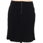 Nanette Lepore Pencil Skirt w/Pleated Trim at the Hem-Metal Exposed Zipper-Sz 6 Photo 1