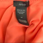 Aerie  Go Coconuts Coral Pink One Piece Swimsuit Photo 2