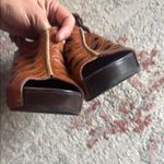 Dansko Brown Sandals 40 Rowena Leather sling back Platform Clog Perforated Boho Photo 8