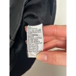 Vintage Bianca Nygard Sz 12 Genuine Leather Merino Wool Vest Full Zip Up Black Photo 4