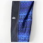 Alo Yoga  Illusion 3 Tribal print leggings Arctic Royalty‎ Blue Black Pant size M Photo 9