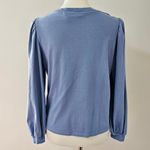 Levi's Flora Colony Blue Puff Sleeve Long Sleeve Tee Size Medium Photo 4