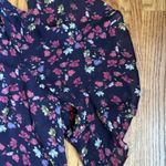 Catherine Malandrino  chiffon burgundy ruffled blouse Photo 3