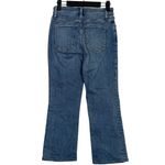 Madewell The Curvy Kick Out Cropped Mid Rise Jean Size 25 Oneida Wash Blue Photo 13