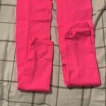 Free People NWT Good Karma Tropical Pink Barbie leggings. Photo 3