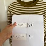 Madewell  supima cotton essential long sleeve tee in Zetta Stripe size xs Photo 7