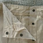 BDG  Urban Outfitters Cream Button-Front Denim Skirt Size Medium Photo 2