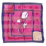 Symphony Vintage Purple & Pink Flower Scarf Wraps Photo 0