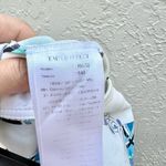 Emilio Pucci knee length skirt white blue pencil size US 8 Photo 10