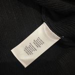 T Tahari Womens Black Ribbed Knit Fitted Mock Turtleneck Sweater Top Photo 3