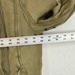 Free People  Military Jacket Womens S Olive‎ Green Quilted Moto Zip Up Photo 2